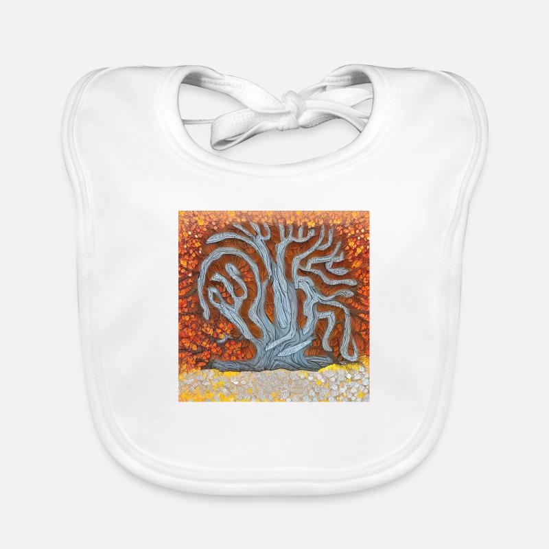 old tree during spring Organic Baby Bibs