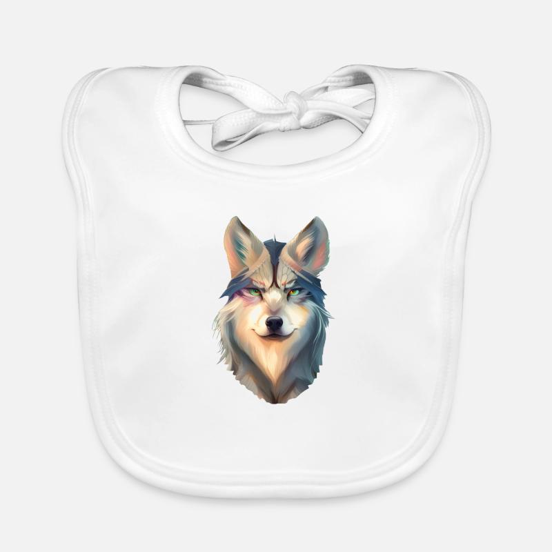 Wolf Organic Baby Bibs