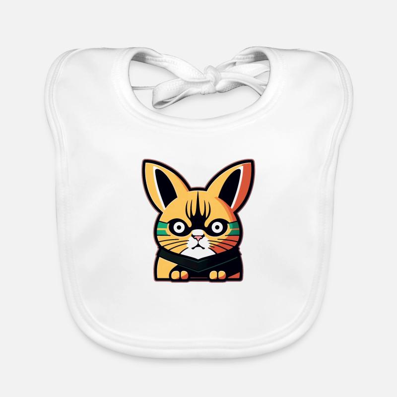 Cat Organic Baby Bibs