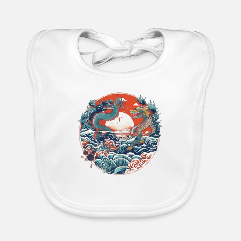 Chinesische Folklore Baby Bio-Lätzchen