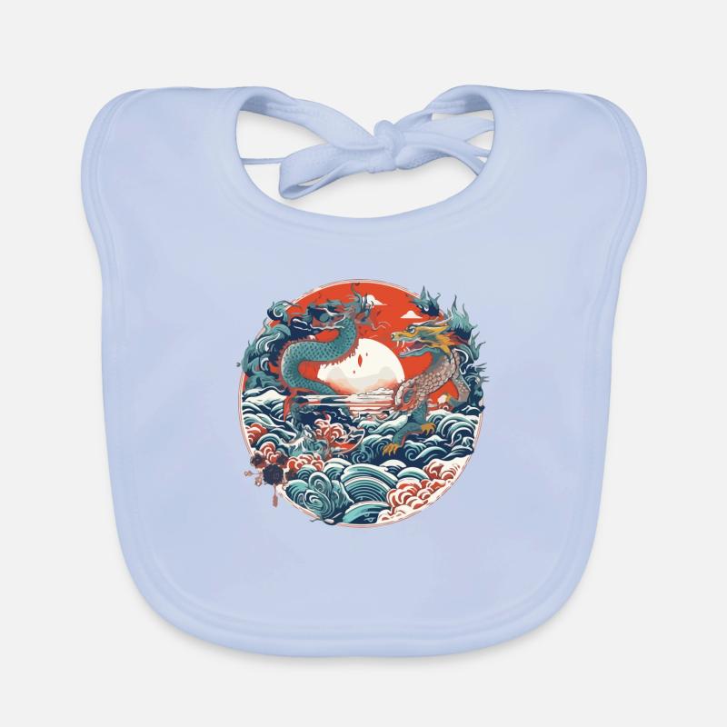 Chinese folklore Organic Baby Bibs