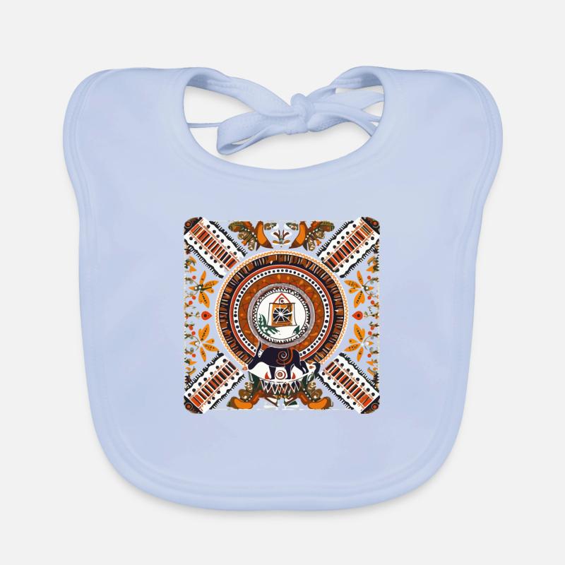 African folklore Organic Baby Bibs