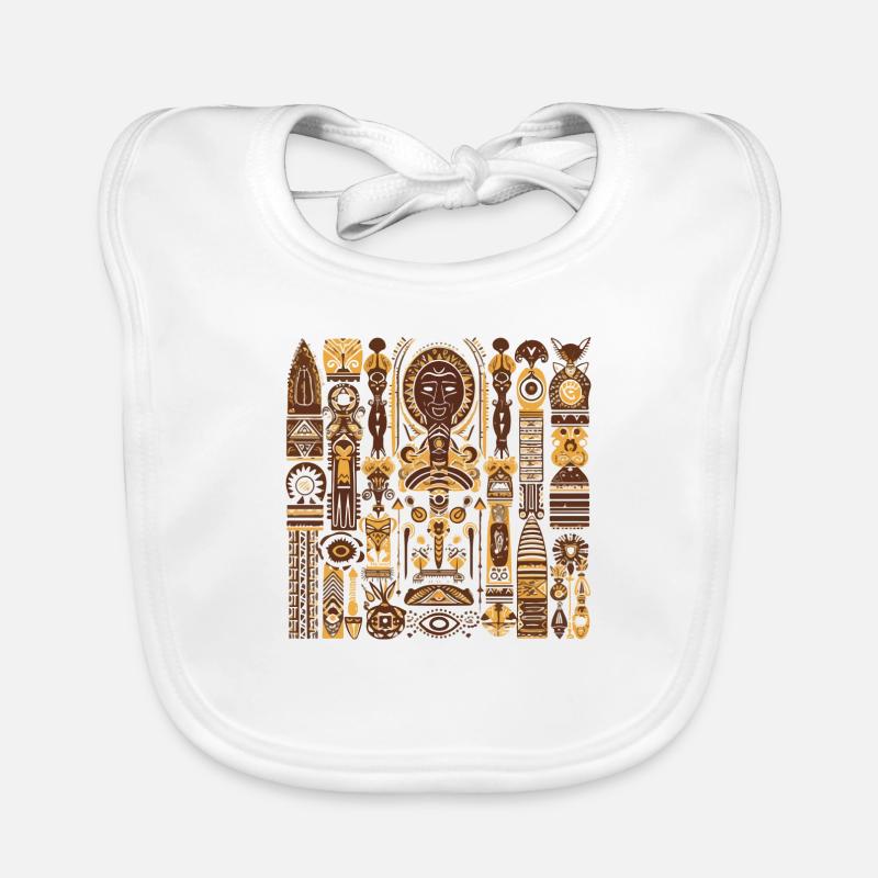 African folklore Organic Baby Bibs