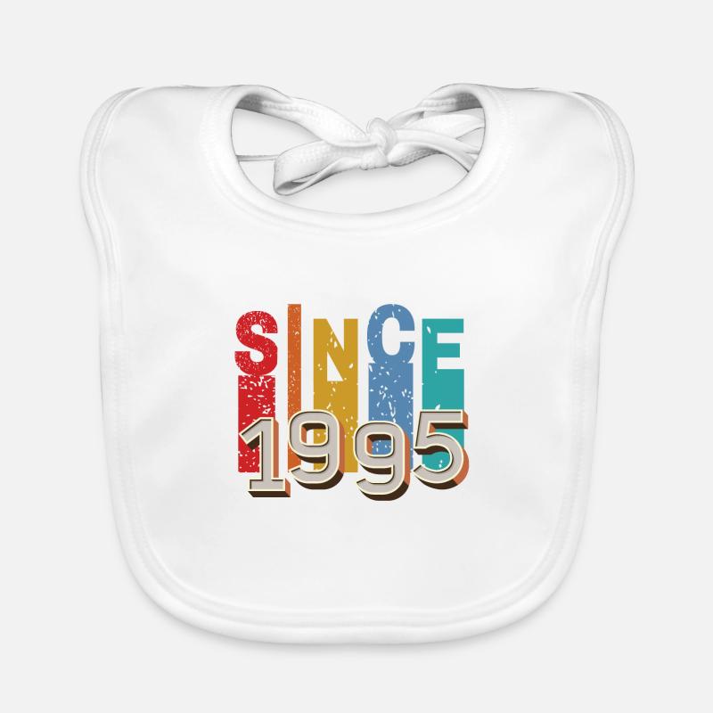 Seit 1995 retro Baby Bio-Lätzchen