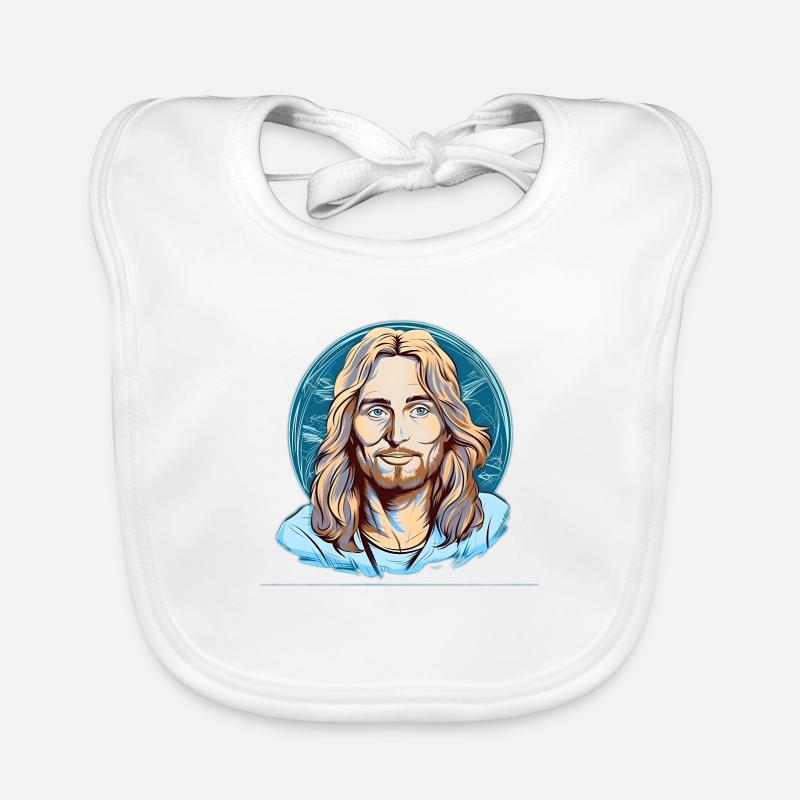Jesus Christ #08 Baby Bio-Lätzchen