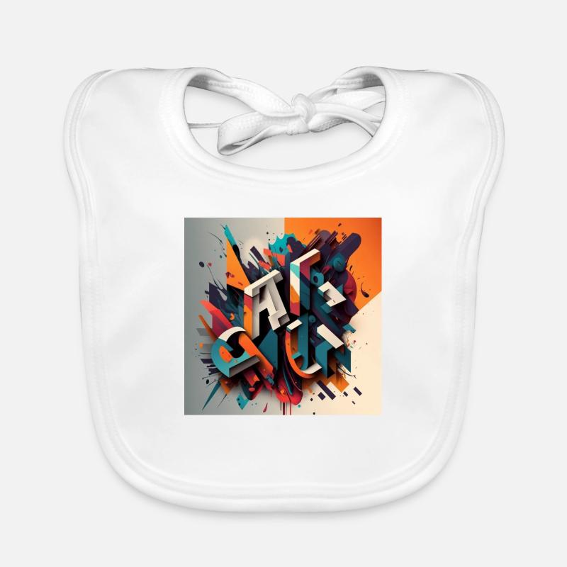 Graffiti Baby Bio-Lätzchen