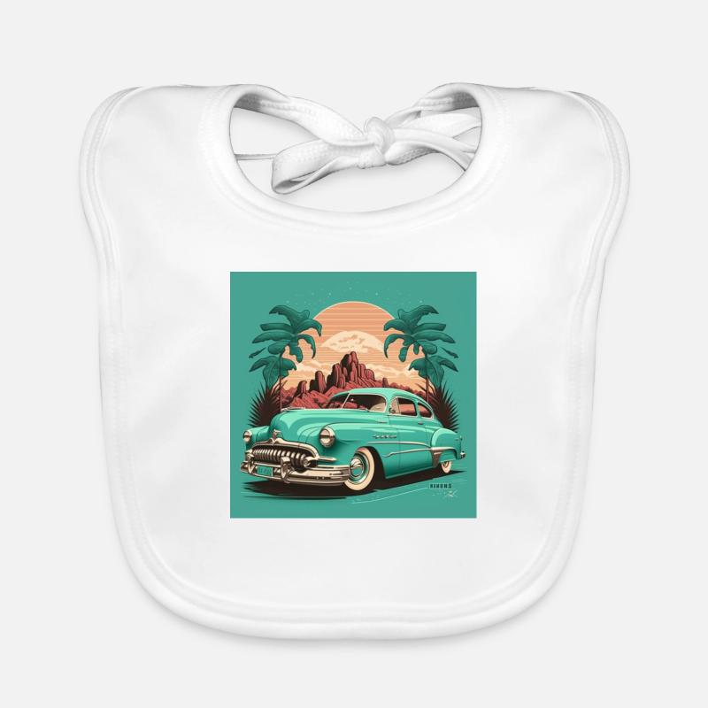 Vice rétro Miami Bavoir bio Bébé