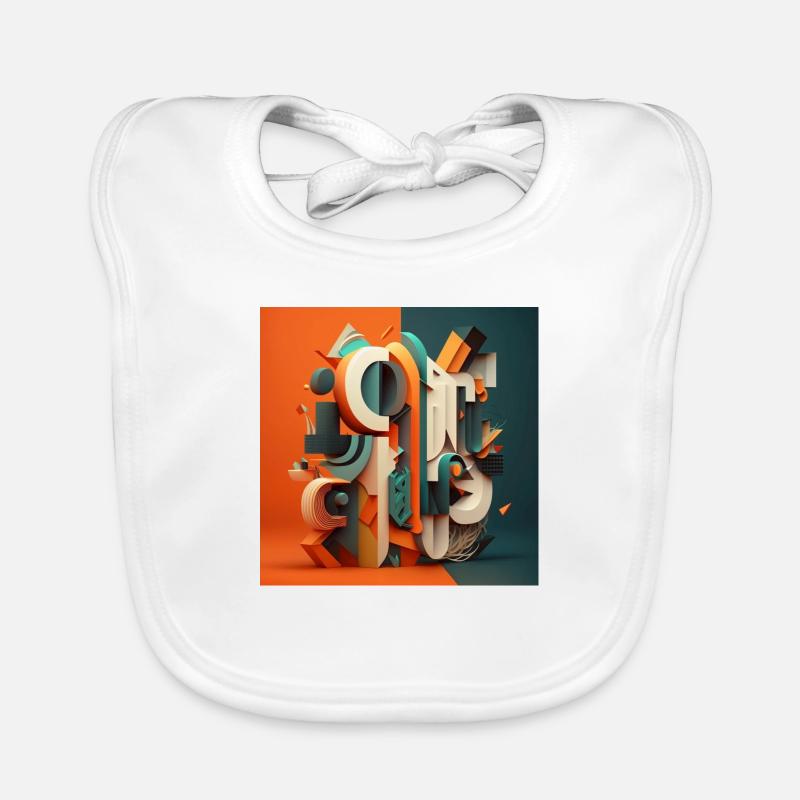 Graffiti Organic Baby Bibs