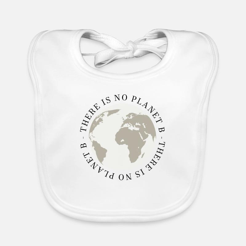 Il n’y a pas de planète B Bavoir bio Bébé