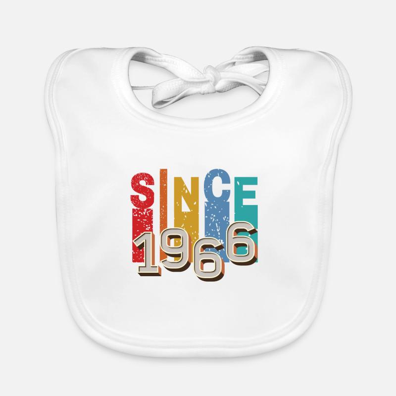 Seit 1966 retro Baby Bio-Lätzchen
