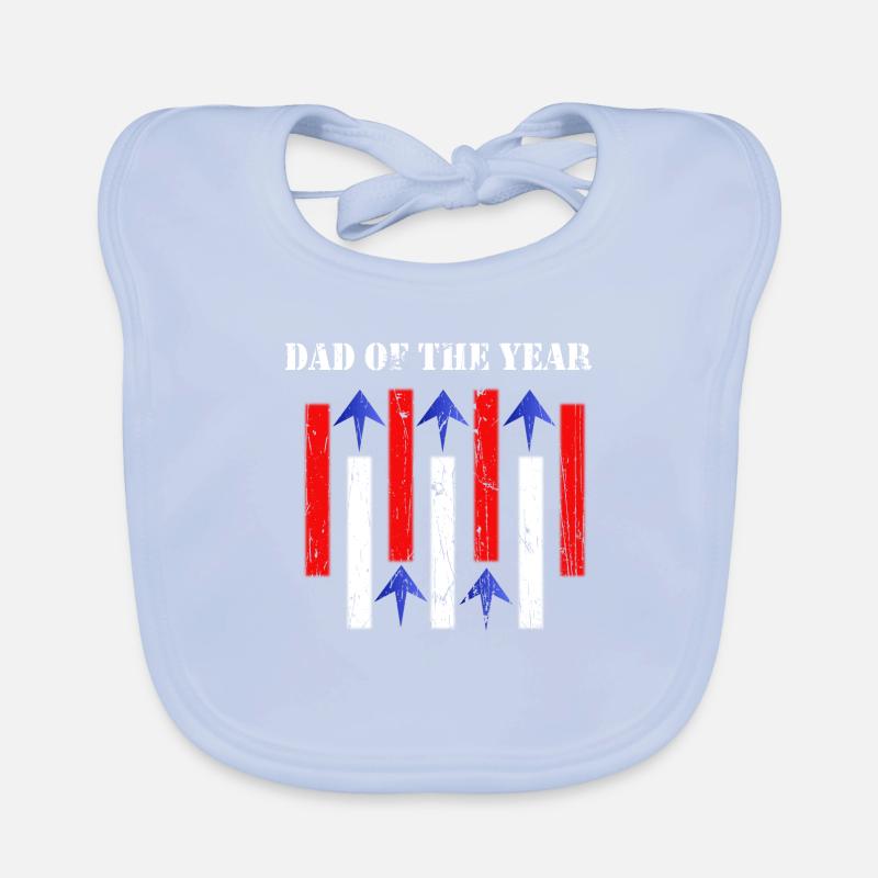 PAPA DE L’ANNÉE - Amerika Style Bavoir bio Bébé