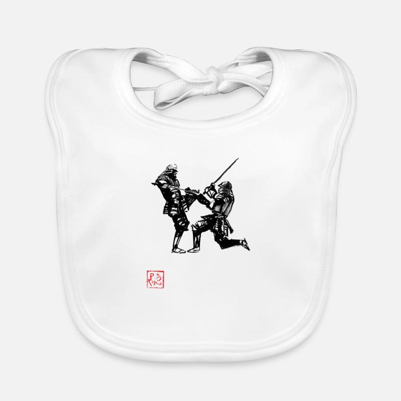 samurai fight Bavoir bio Bébé