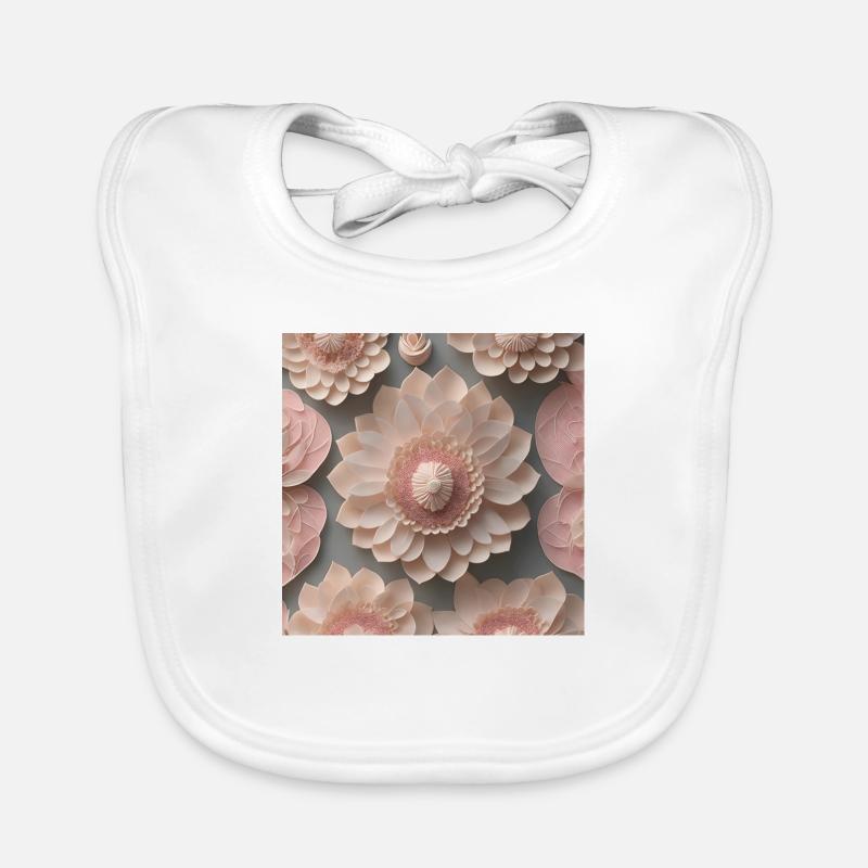 Amazing Flowers Organic Baby Bibs
