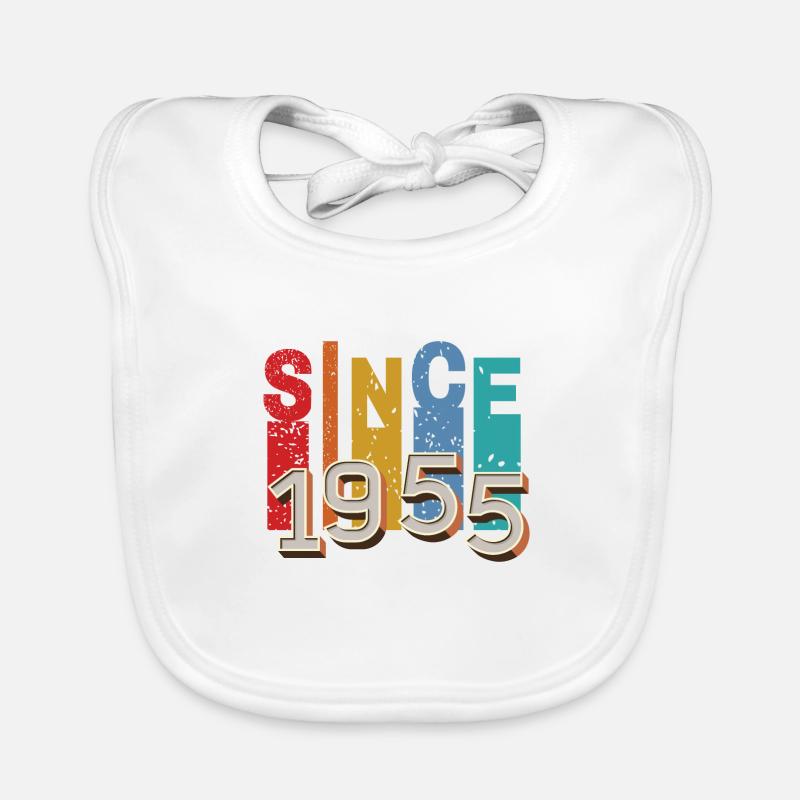 Seit 1955 retro Baby Bio-Lätzchen