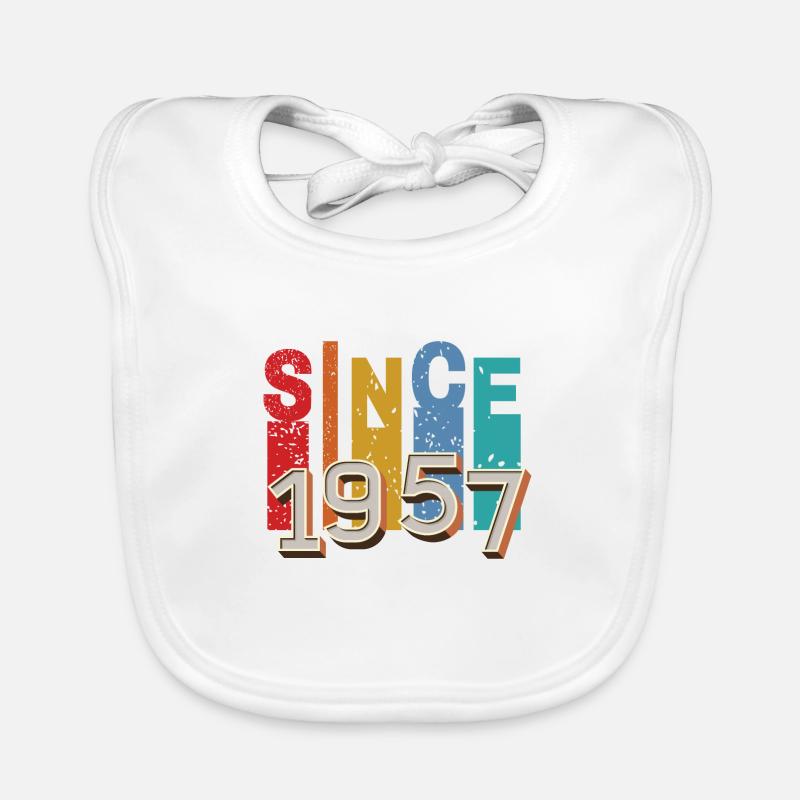 Seit 1957 retro Baby Bio-Lätzchen