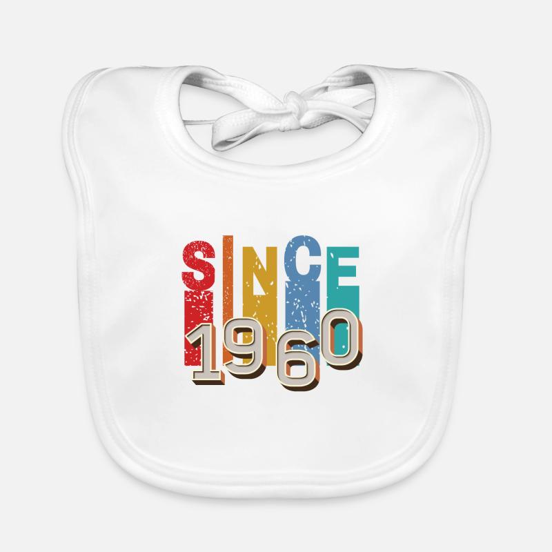 Since 1960 retro Bavoir bio Bébé