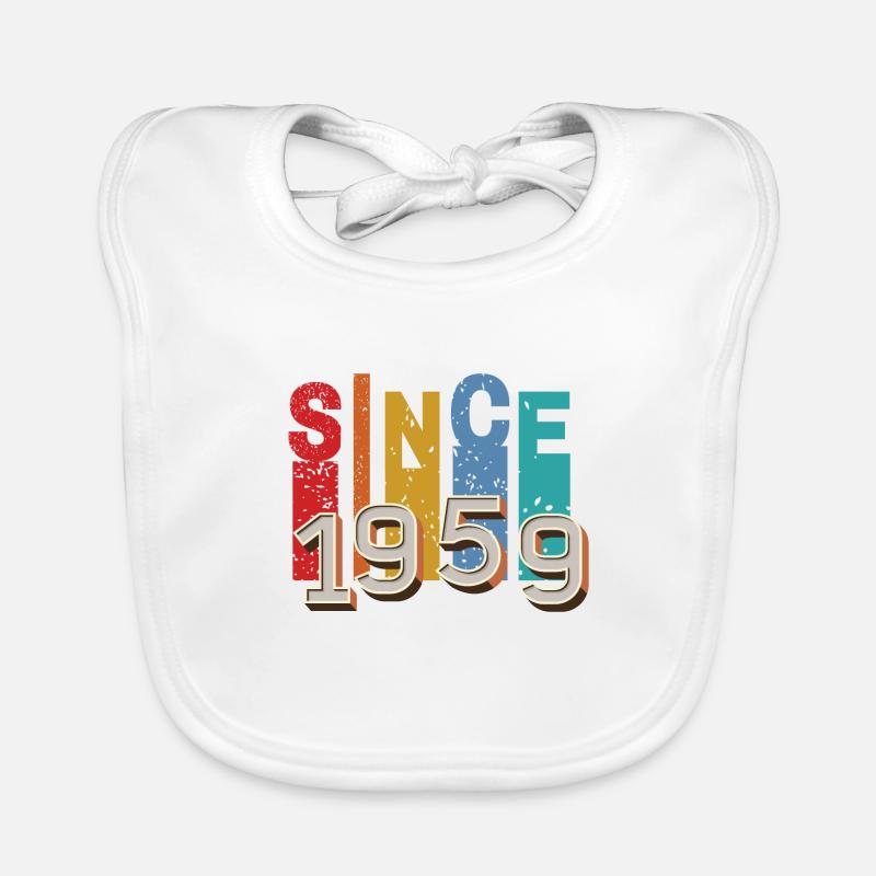 Seit 1959 retro Baby Bio-Lätzchen