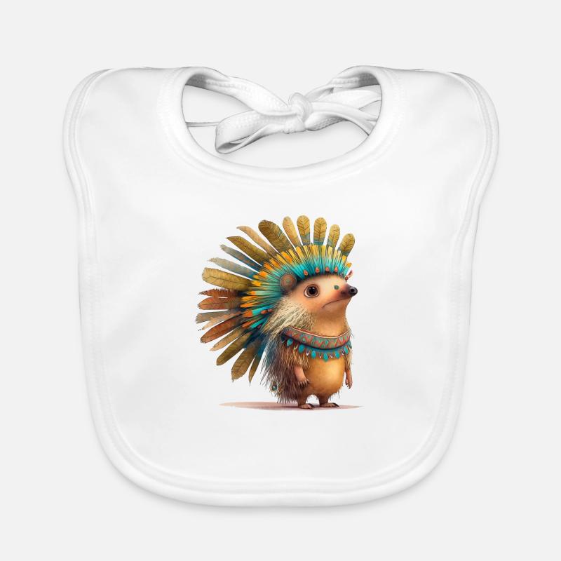 Bogusz der Igel Baby Bio-Lätzchen