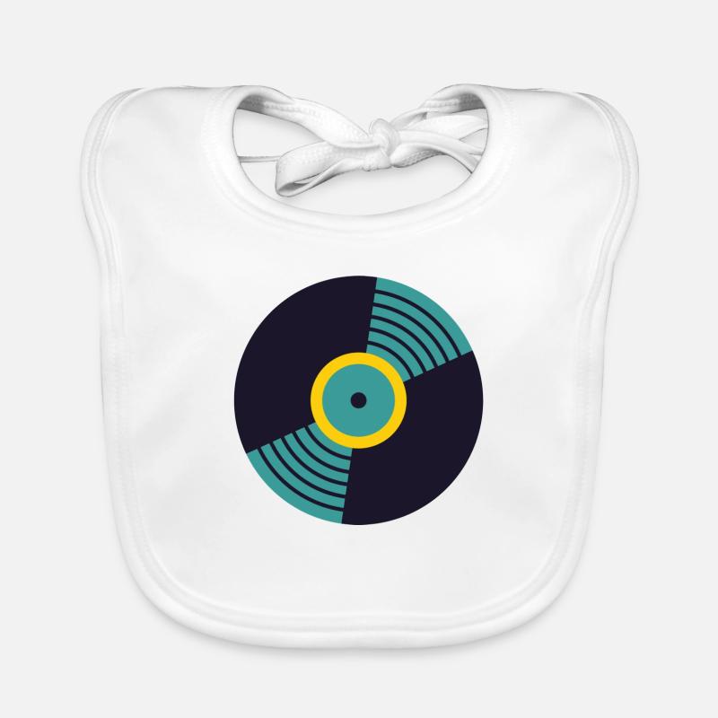 Vinyle Rétro Bavoir bio Bébé
