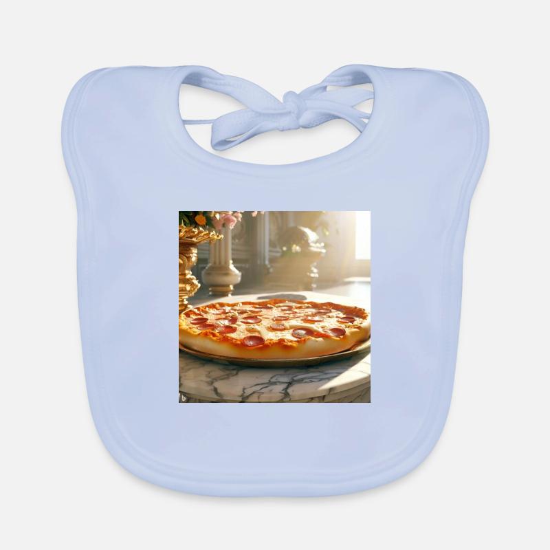 Pizza Lover Flavour Organic Baby Bibs