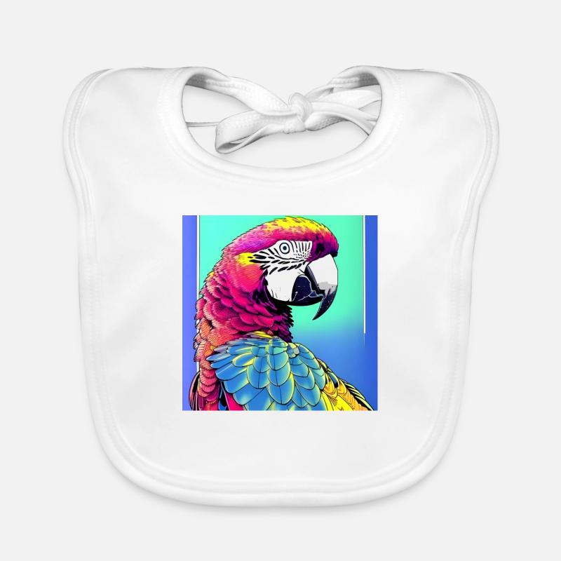 Neon Ara Baby Bio-Lätzchen