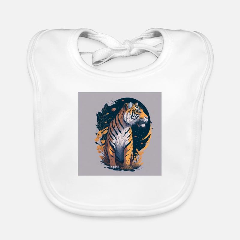 Tiger Organic Baby Bibs