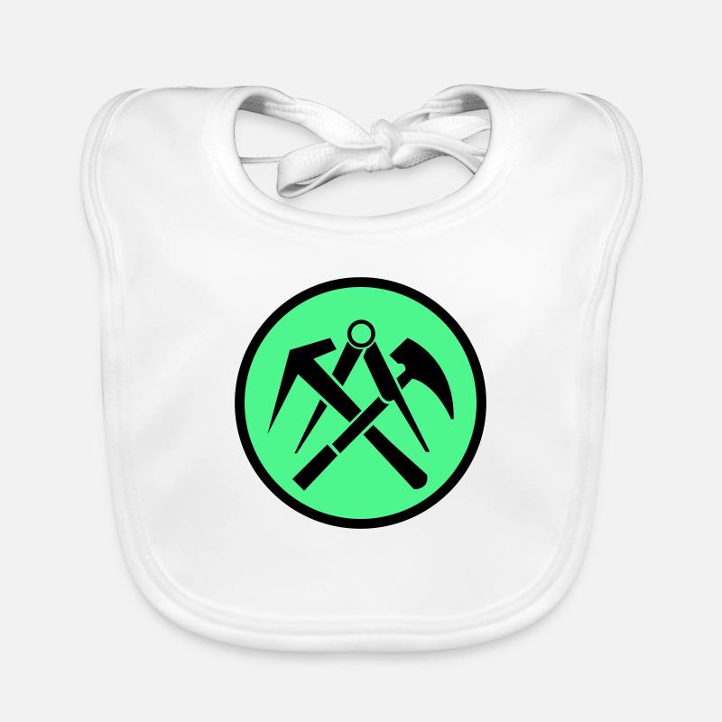 dachdecker symbol Baby Bio-Lätzchen