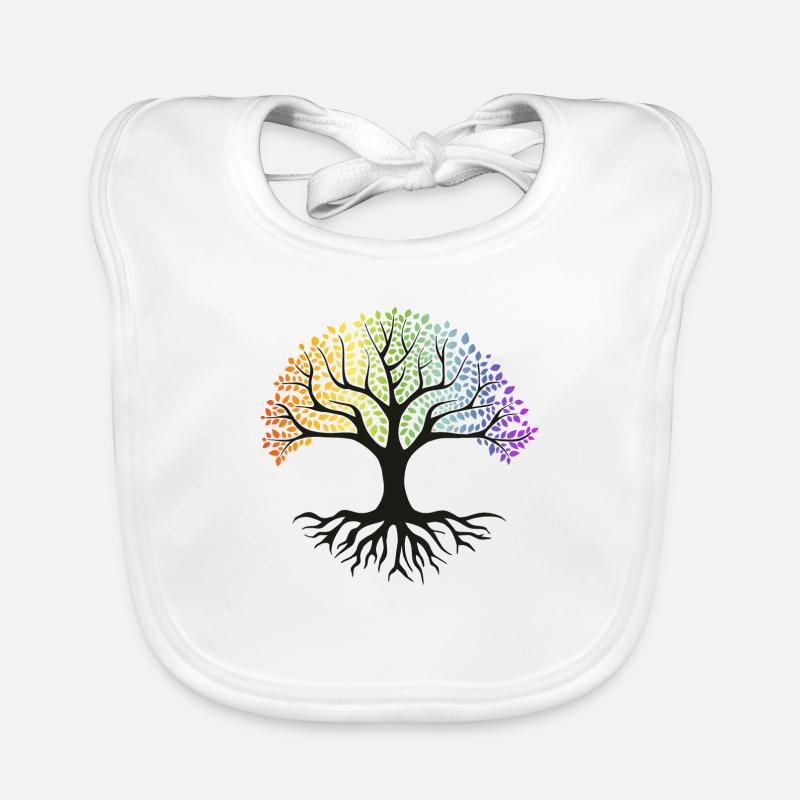 lebensbaum rainbow Baby Bio-Lätzchen