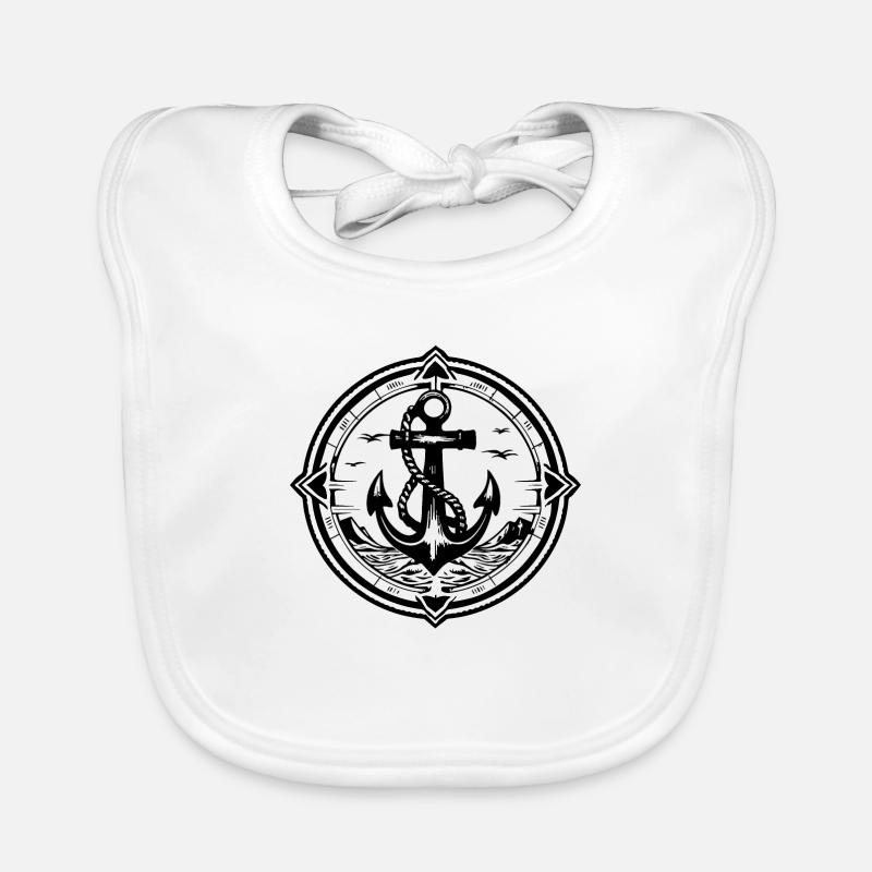 Bateau d’ancre Navire Nautique Bavoir bio Bébé