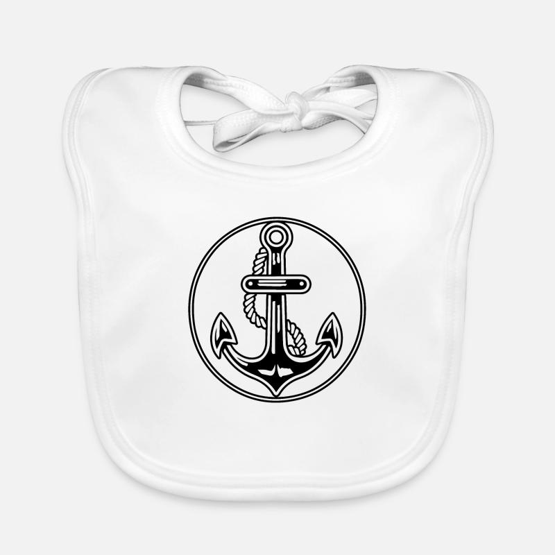 Anker Boot Schiff Nautik Baby Bio-Lätzchen