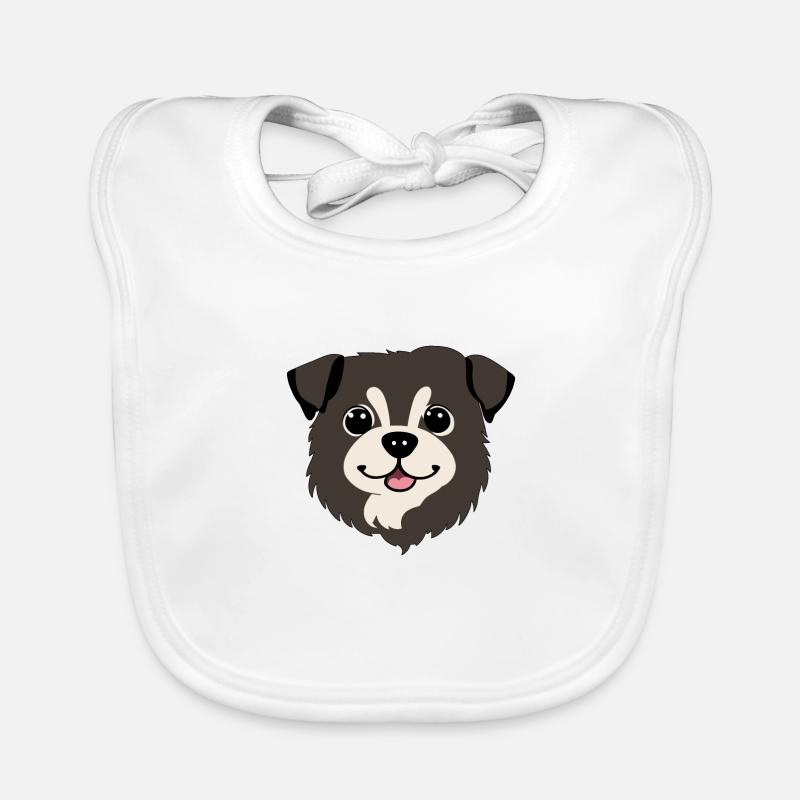 Chien mignon Bavoir bio Bébé