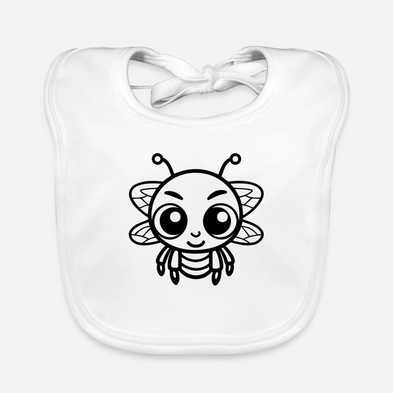 Insectes, bestioles, arthropodes Bavoir bio Bébé