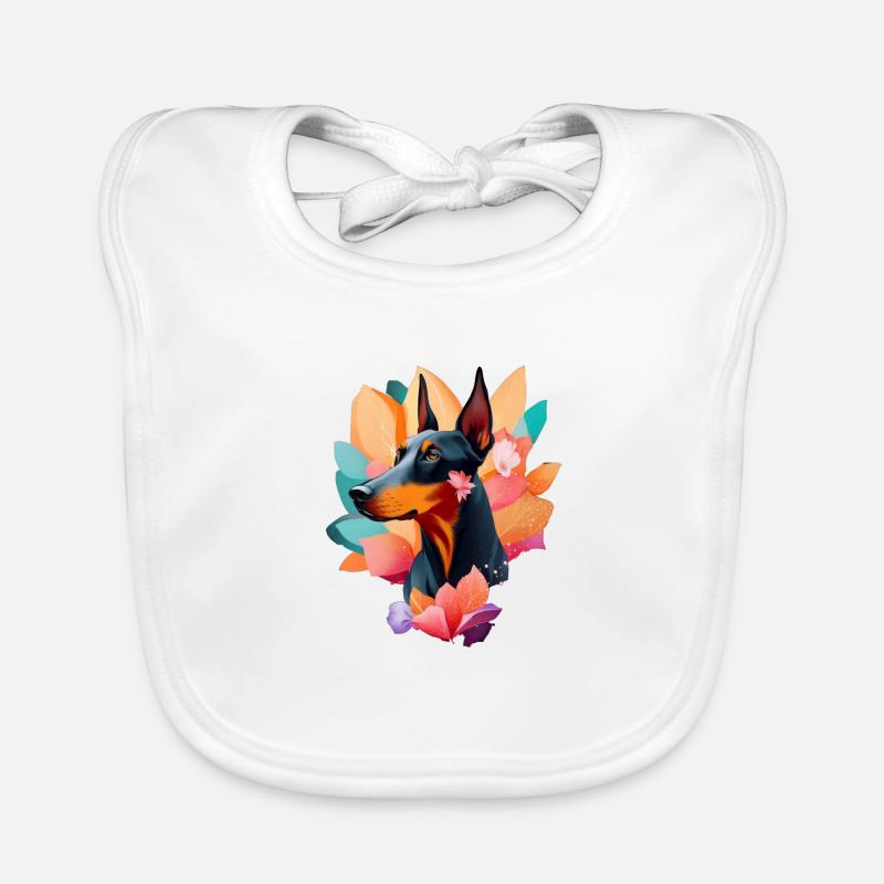 Doberman Bavoir bio Bébé