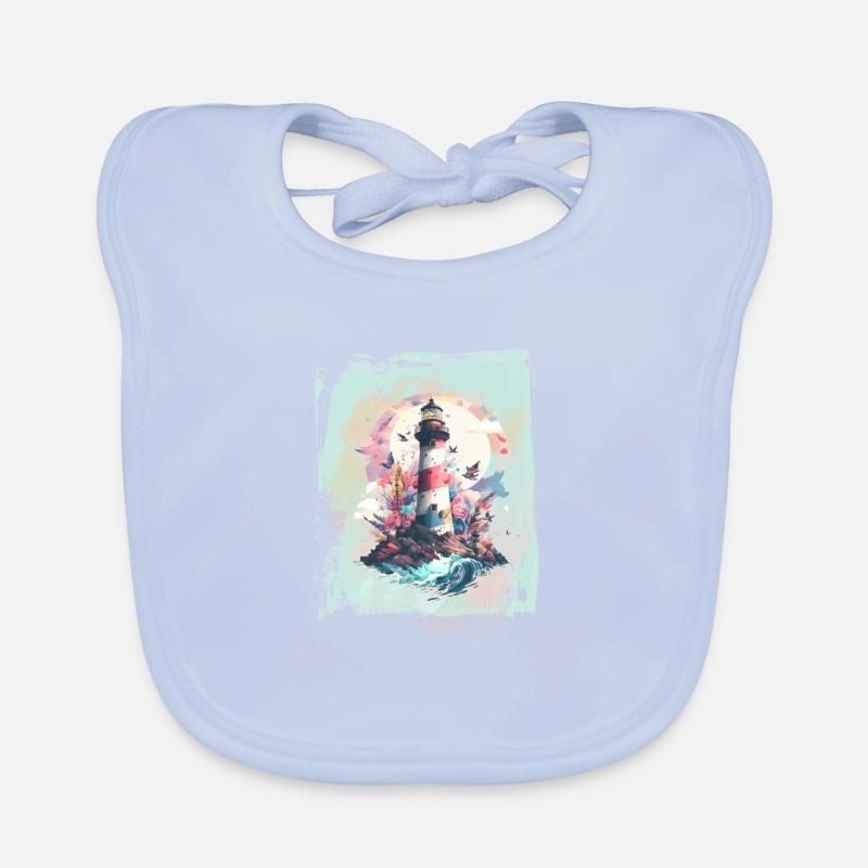 Lighthouse Organic Baby Bibs