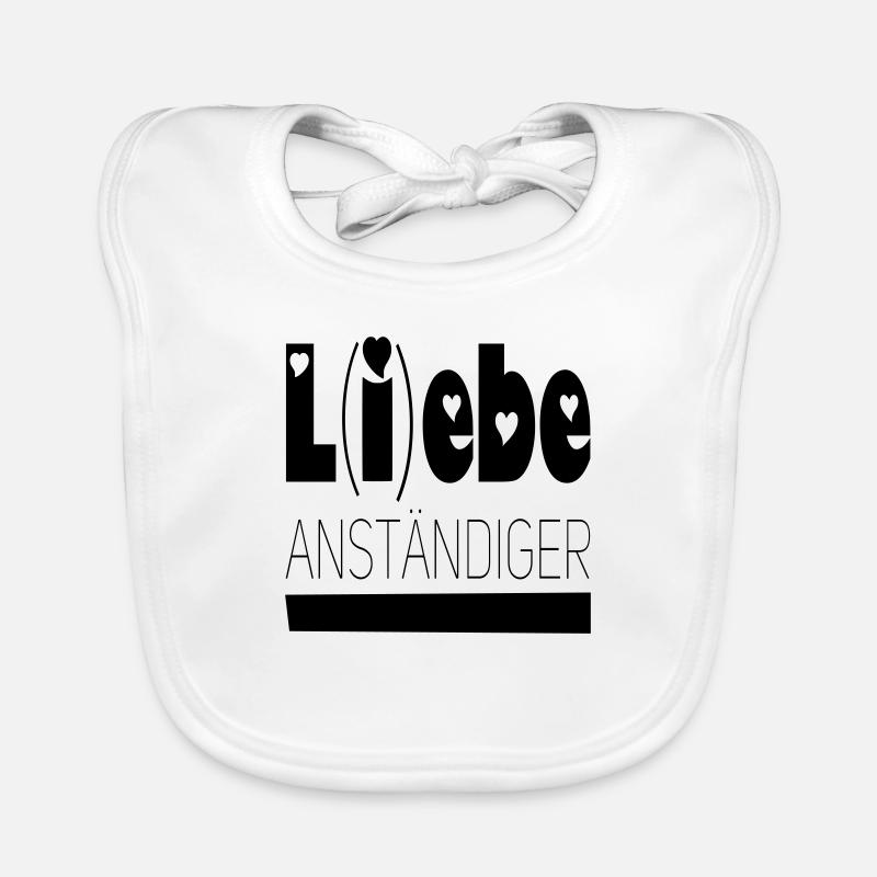 lebe anständiger Baby Bio-Lätzchen