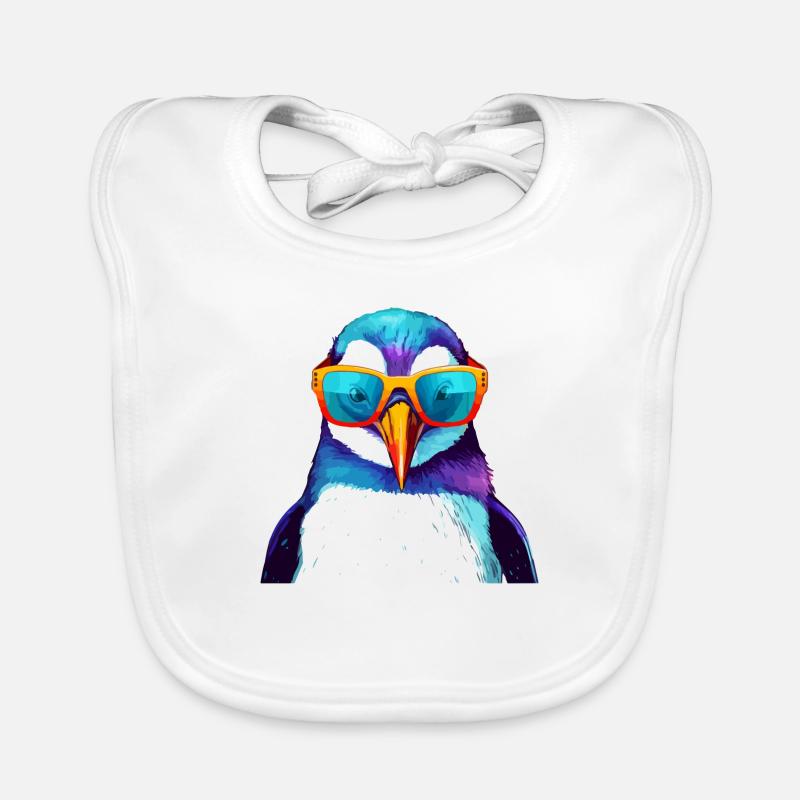 Ral der Pinguin Baby Bio-Lätzchen