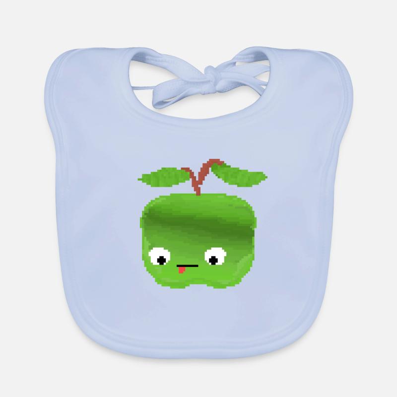 Lustiger Apfel Baby Bio-Lätzchen