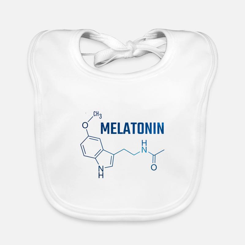 Melatonin-Molekül Baby Bio-Lätzchen