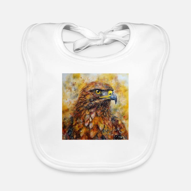 Modern & Colourful Eagle Wall Art by Bodhi Organic Baby Bibs