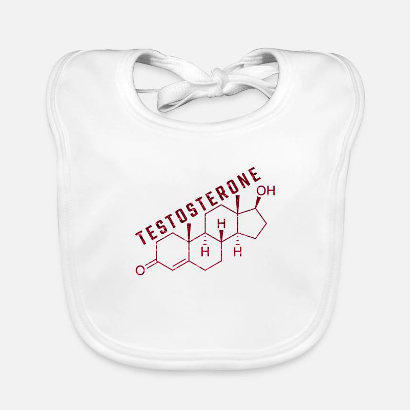 molécule de testostérone Bavoir bio Bébé