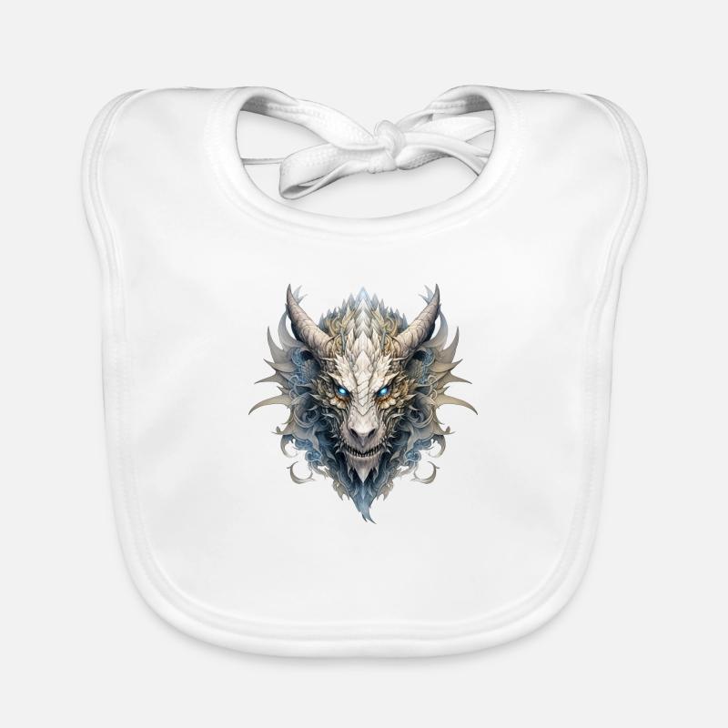 Goth Dragon Organic Baby Bibs