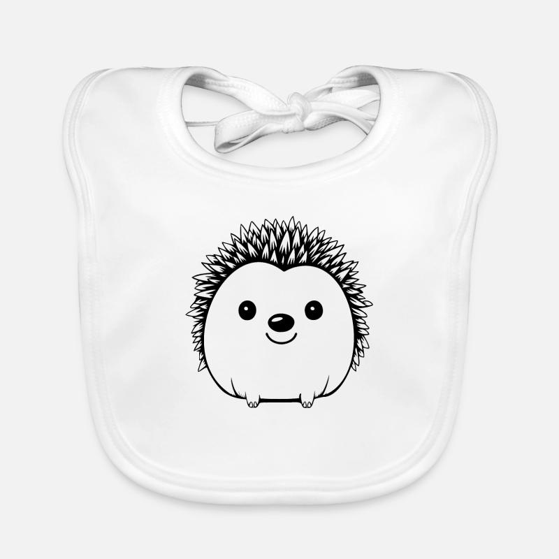 Hérisson Forest Prickly Animal Bavoir bio Bébé