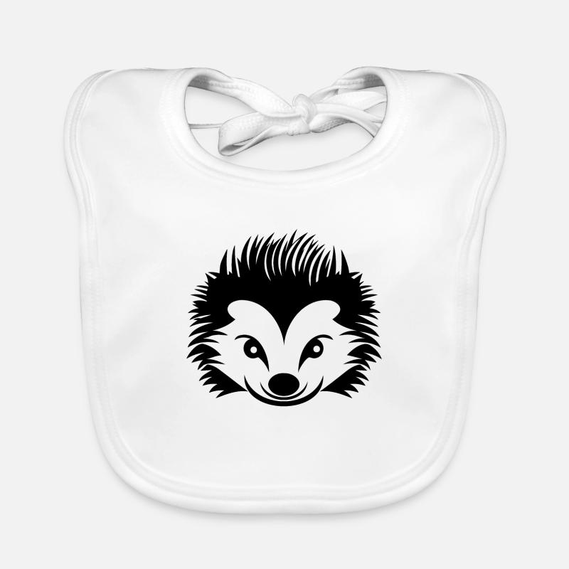 Hérisson Forest Prickly Animal Bavoir bio Bébé