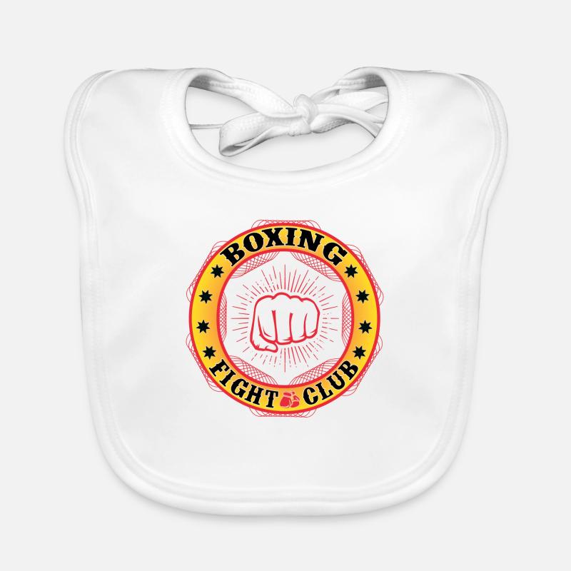 Conception de club de combat de boxe Bavoir bio Bébé