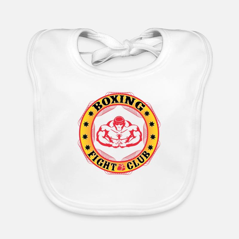 Conception de club de combat de boxe Bavoir bio Bébé