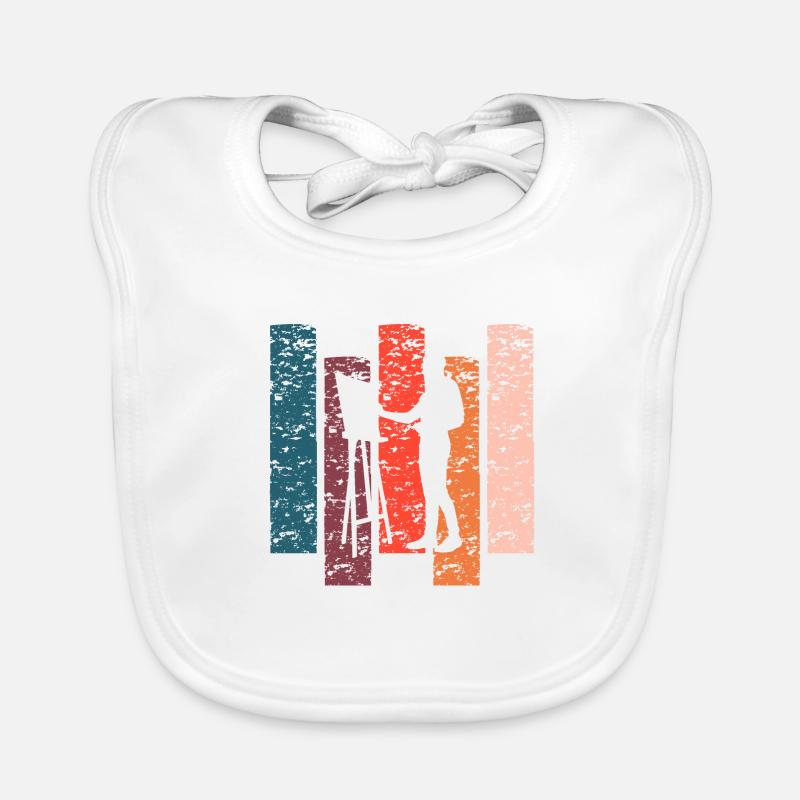 Vintage gift painter Organic Baby Bibs