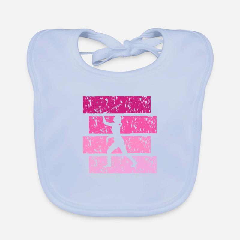 Badminton Vintage gift Organic Baby Bibs