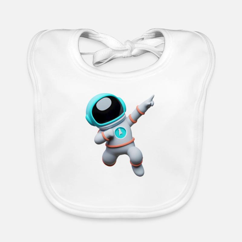 3D Astronaut Baby Bio-Lätzchen