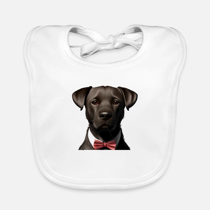 Labrador propriétaire chiot Labrador Retriever Bavoir bio Bébé