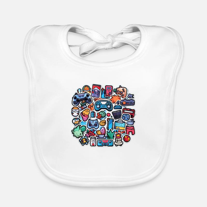 Gaming Artwork Baby Bio-Lätzchen